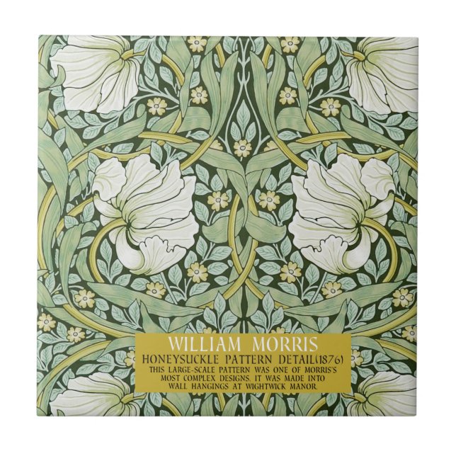 Pimpernel Design av William Morris Kakelplatta (Framsidan)