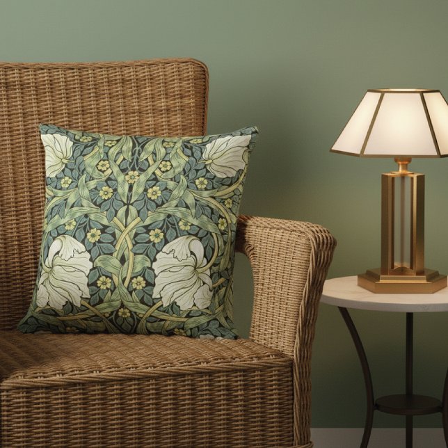 Pimpernel Flower Mönster William Morris Kudde (Skapare uppladdad)