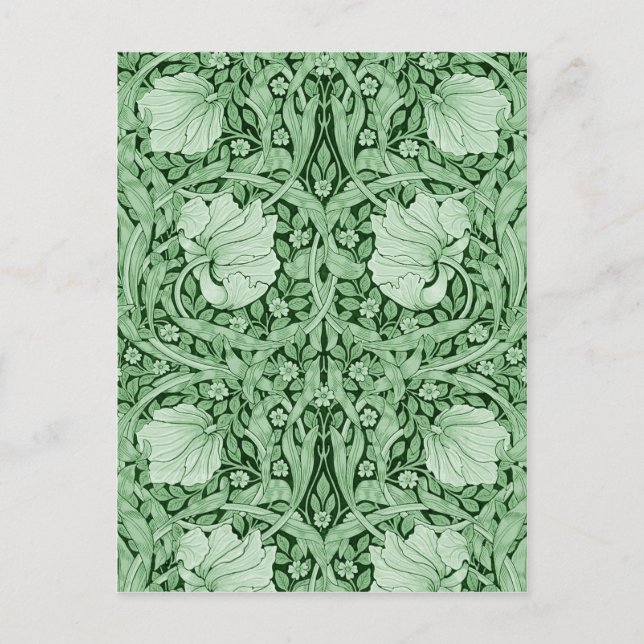 Pimpernel Green, William Morris Vykort (Framsida)