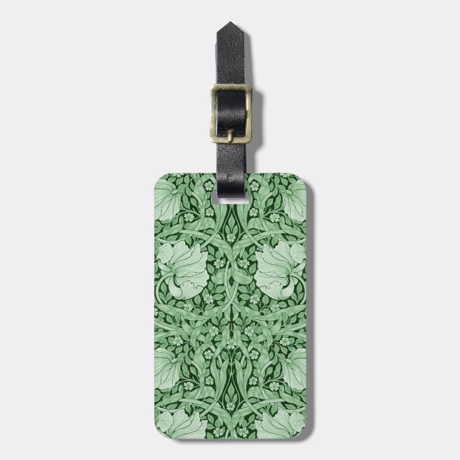 Pimpernel Grönt, William Morris Bagagebricka (Vertikal Framsida)