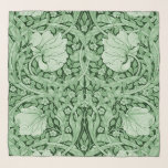 Pimpernel Grönt, William Morris Sjal<br><div class="desc">William Morris (24 mars 1834-3 oktober 1896) var en brittisk textildesigner, poet, novelist, översättare och socialistisk aktivist som var associerad med British Arts and Crafts Movement. Han bidrog i hög grad till återupplivandet av traditionell brittisk textilkonst och produktionsmetoder. Hans litterära bidrag bidrog till att skapa den moderna fantasi-generationen, samtidigt som...</div>