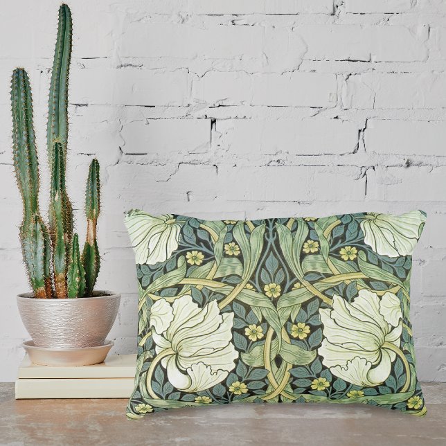 Pimpernel Gula blommor William Morris Prydnadskudde (Skapare uppladdad)