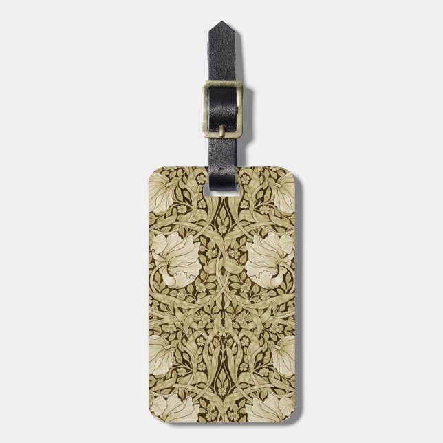 Pimpernel Guld, William Morris Bagagebricka (Vertikal Framsida)