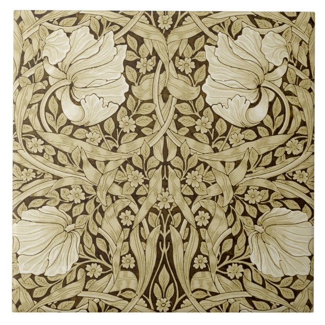 Pimpernel Guld, William Morris Kakelplatta (Framsidan)
