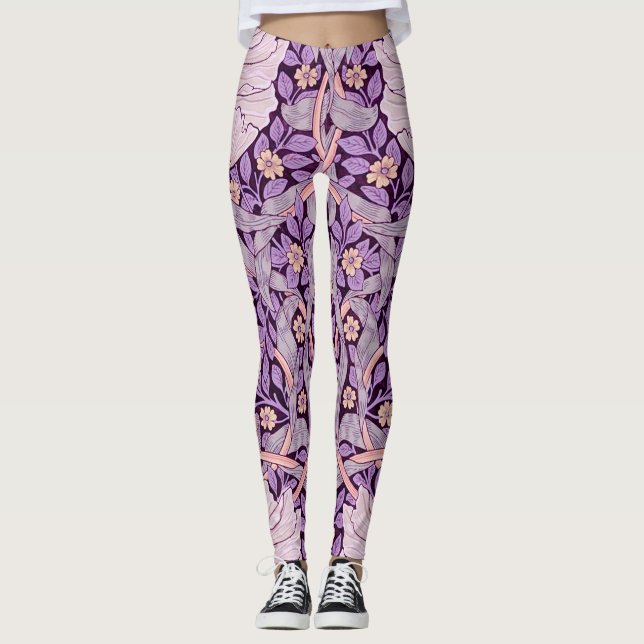 Pimpernel Lila, William Morris Leggings (Framsida)