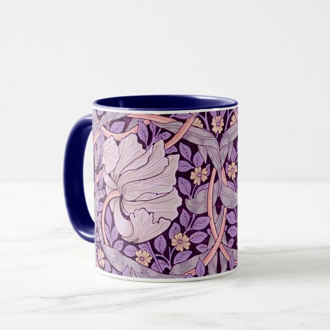 Pimpernel Lila, William Morris Mugg (Framsida vänster)