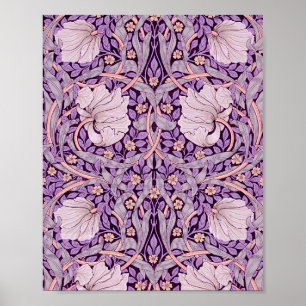 Pimpernel Lila, William Morris Poster