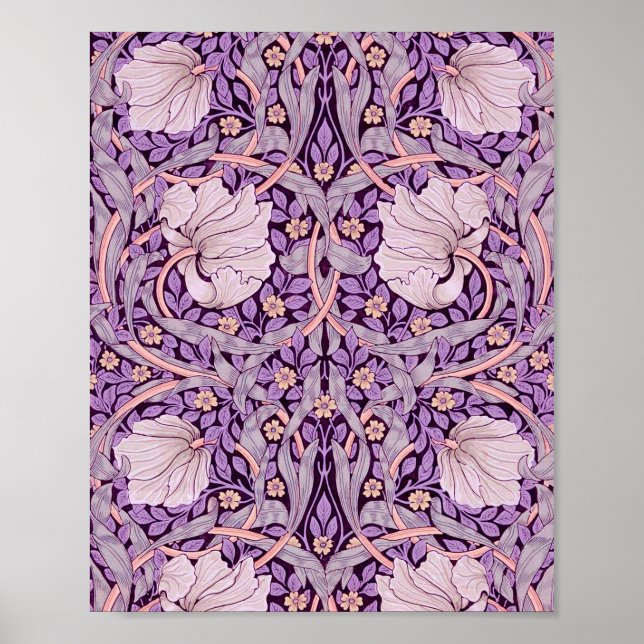 Pimpernel Lila, William Morris Poster (Framsidan)