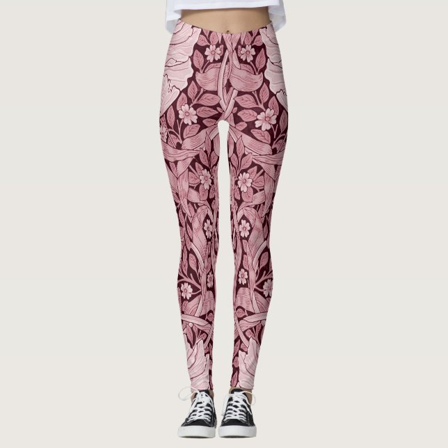 Pimpernel Maroon, William Morris Leggings (Framsida)