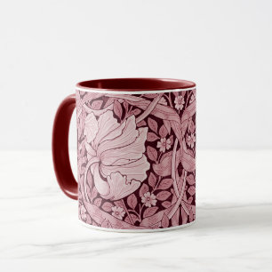 Pimpernel Maroon, William Morris Mugg