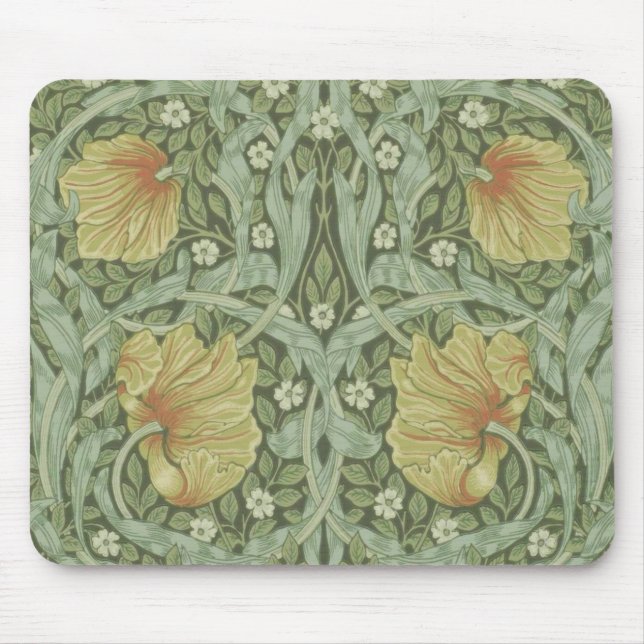 Pimpernel Mönster (av William Morris) Musmatta (Framsidan)