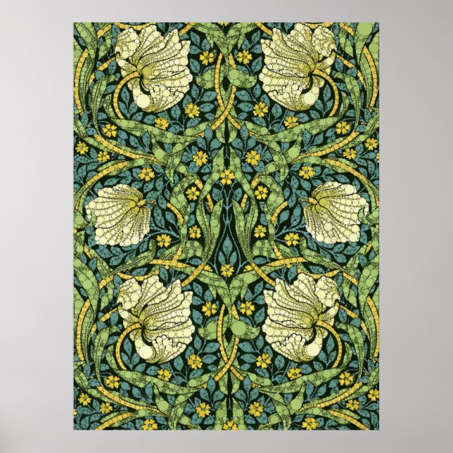 Pimpernel, oändliga punkter av After William Morri Poster (Framsidan)