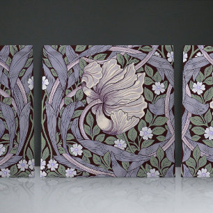 Pimpernel Seamless 1/2 William Morris Arts Crafts Kakelplatta