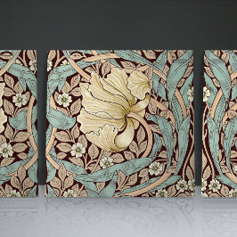 Pimpernel Seamless 1/2 William Morris Arts Crafts Kakelplatta