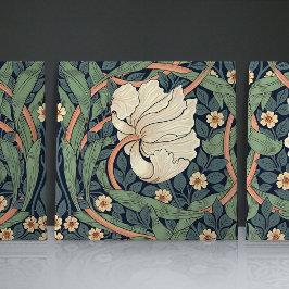 Pimpernel Seamless 1/2 William Morris Arts Crafts Kakelplatta