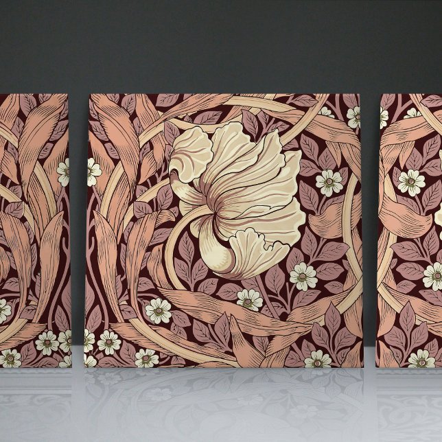 Pimpernel Seamless 1/2 William Morris Arts Crafts Kakelplatta (Skapare uppladdad)