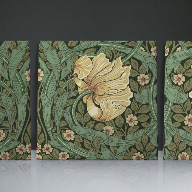 Pimpernel Seamless 1/2 William Morris Arts Crafts Kakelplatta (Skapare uppladdad)