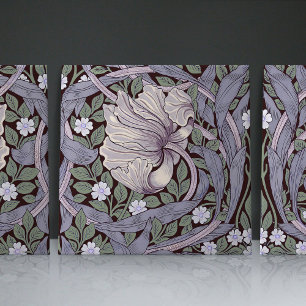 Pimpernel Seamless 2/2 William Morris Arts Crafts Kakelplatta