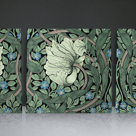 Pimpernel Seamless 2/2 William Morris Arts Crafts Kakelplatta