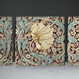 Pimpernel Seamless 2/2 William Morris Arts Crafts Kakelplatta