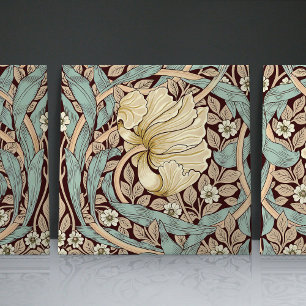 Pimpernel Seamless 2/2 William Morris Arts Crafts Kakelplatta
