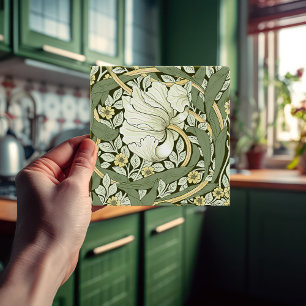 Pimpernel Seamless 2/2 William Morris Arts Crafts Kakelplatta