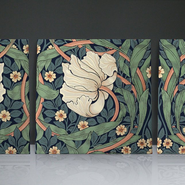 Pimpernel Seamless 2/2 William Morris Arts Crafts Kakelplatta (Skapare uppladdad)
