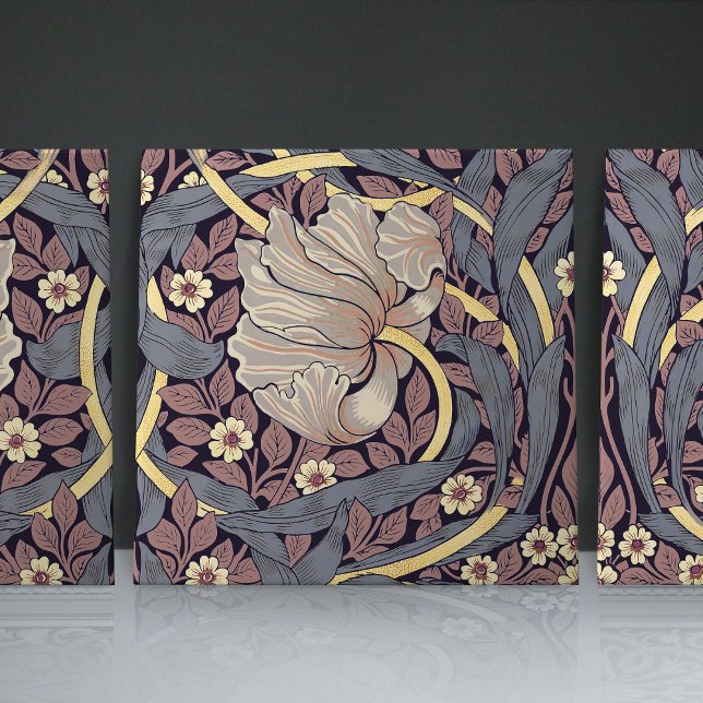 Pimpernel Seamless 2/2 William Morris Arts Crafts Kakelplatta (Skapare uppladdad)