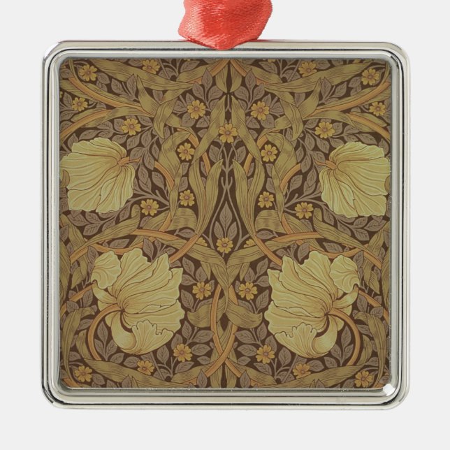 "Pimpernel" tapetdesign, 1876 Julgransprydnad Metall (Framsidan)