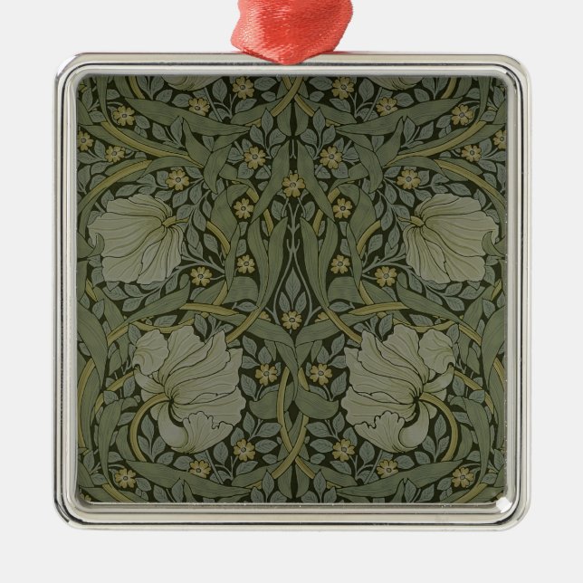 "Pimpernel" tapetdesign, 1876 Julgransprydnad Metall (Framsidan)