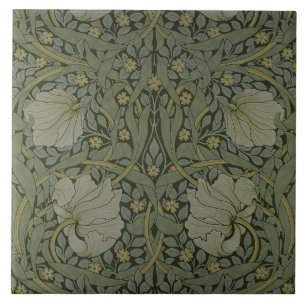 "Pimpernel" tapetdesign, 1876 Kakelplatta