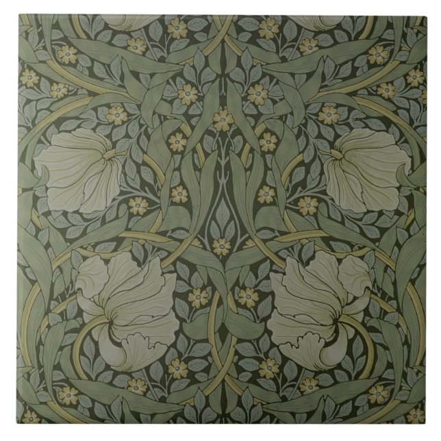 "Pimpernel" tapetdesign, 1876 Kakelplatta (Framsidan)