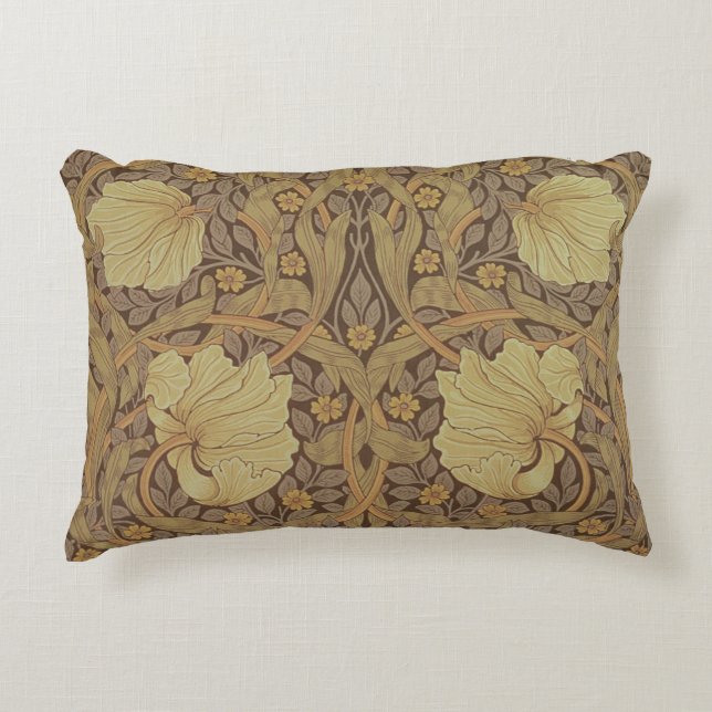 "Pimpernel" tapetdesign, 1876 Prydnadskudde (Framsidan)