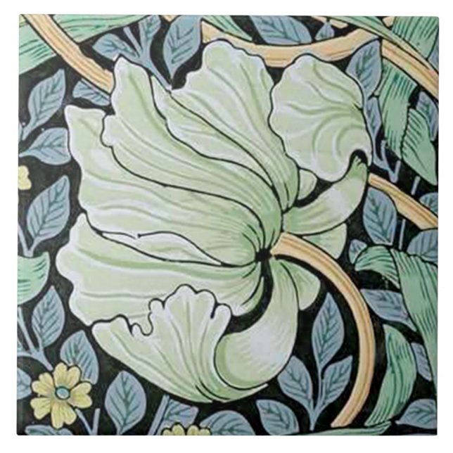 Pimpernel, William Morris Kakelplatta (Framsidan)