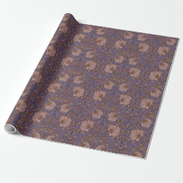 Pimpernel William Morris - Lila Wrapping Papper Presentpapper