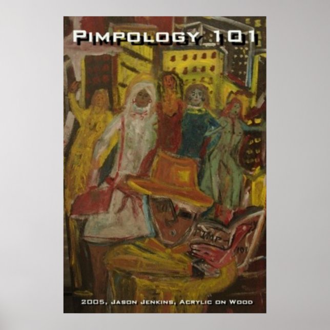 Pimpologi 101 poster (Framsidan)