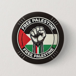 Pin Badge (fritt Palestina) Knapp