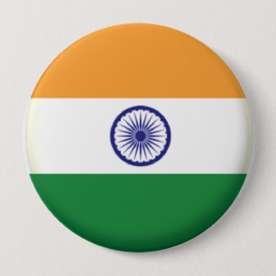 PIN BAK - STORBADGE FÖR INDIA ROUND KNAPP