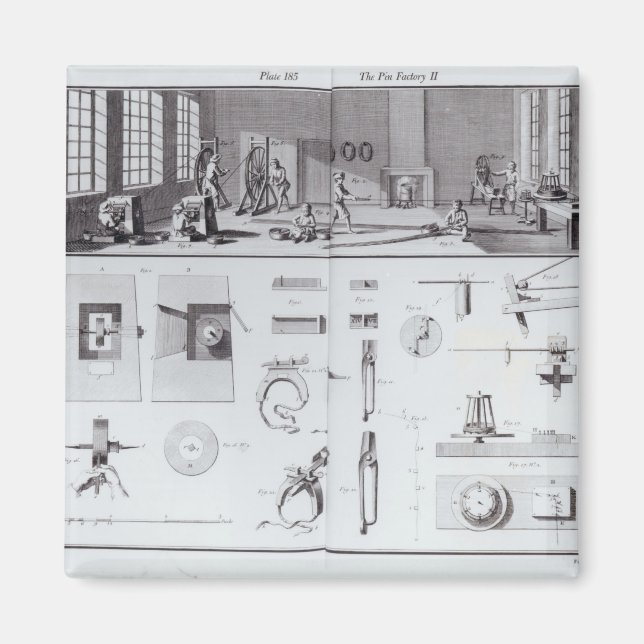 Pin Factory, plate 2 från Volym IV Magnet (Framsidan)