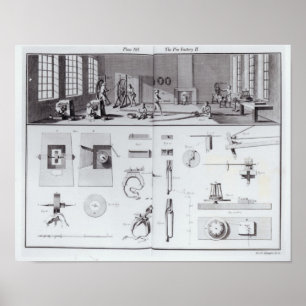 Pin Factory, plate 2 från Volym IV Poster