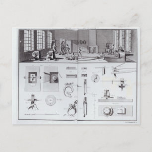 Pin Factory, plate 2 från Volym IV Vykort