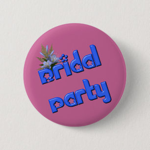Pin för brudens sida Flower Bouquet-knapp Knapp