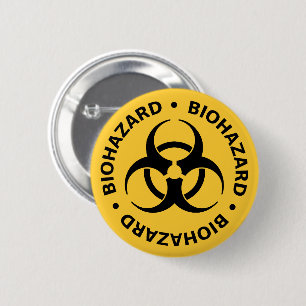 Pin för varningsknapp för biofara knapp
