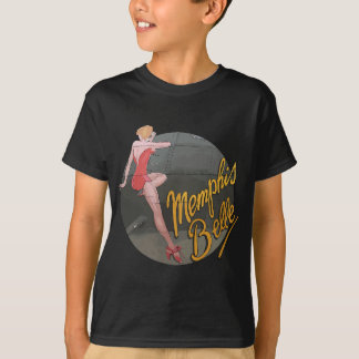 Pin Girl WWII B-17 Flies Fortress Memphis Bell T Shirt