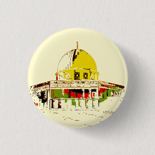 Pin Jerusalem Beauty: Dome of the Sten Button Knapp