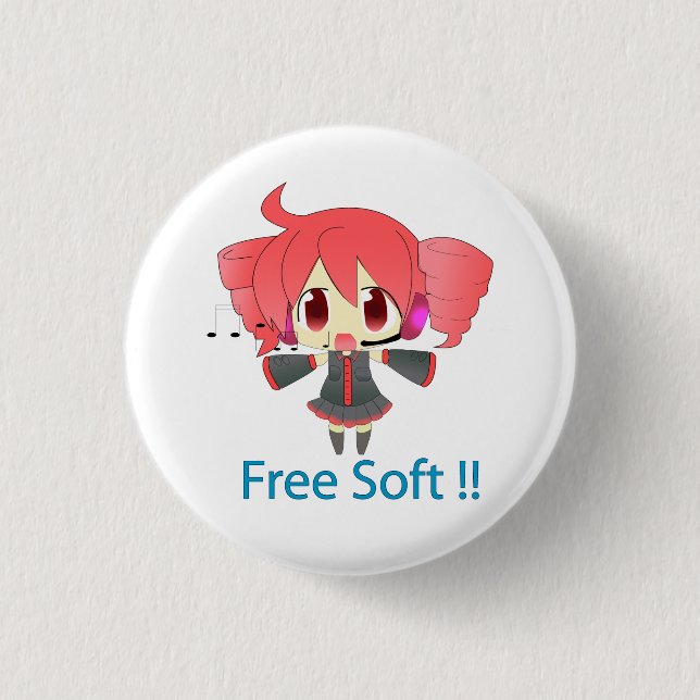 Pin Kasane Teto Knapp (Framsida)