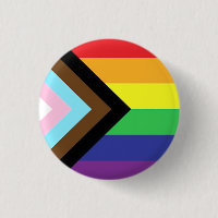PIN-knapp för inkluderande Gay pride-Flagga