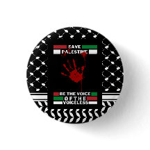 Pin-knapp för Palestina i Palestinas Flagga Tema