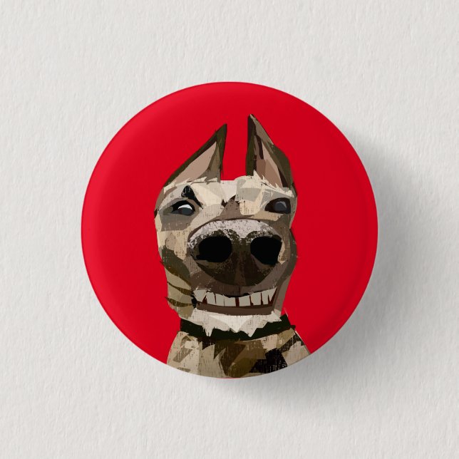 PIN-kod för anpassningsbar Pet Photo Badge Knapp (Framsida)