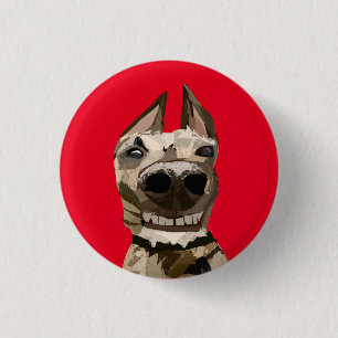 PIN-kod för anpassningsbar Pet Photo Badge Knapp